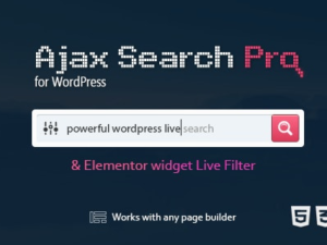 Ajax Search Pro Live WordPress Search & Filter Plugin