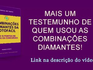 E-book Combinações Diamantes da Lotofácil