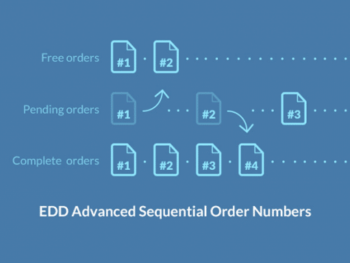 Easy Digital Downloads - Advanced Sequential Order Numbers Addon é um plugin projetado para melhorar o sistema de numeração de pedidos no Easy Digital Downloads.