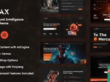 AI MAX Artificial Neural Network AI WordPress Theme