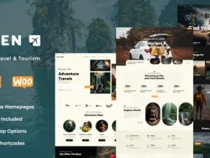 Advenx Adventure Travel Tourism WordPress Theme