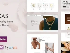 Alukas Modern Jewelry Store WordPress Theme