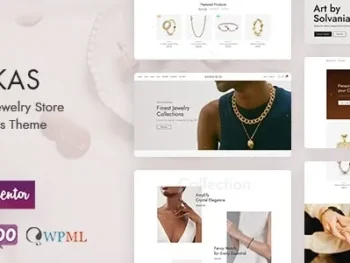 Alukas Modern Jewelry Store WordPress Theme