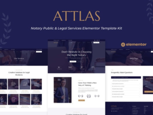 Attlas – Notary Public & Legal Services Elementor Template Kit