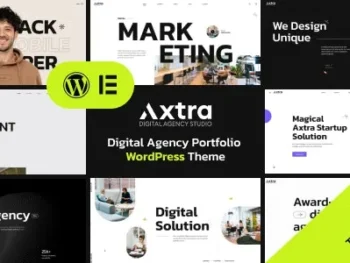 Axtra Digital Agency Creative Portfolio Theme