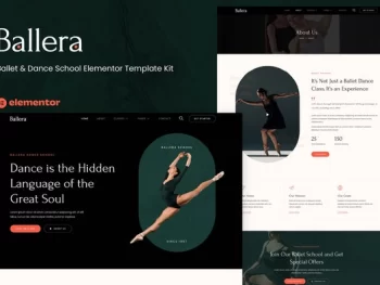 Ballera – Ballet & Dance School Elementor Template Kit