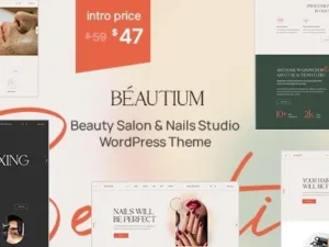 Beautium WordPress Tema Salão de Beleza Cílios Studio