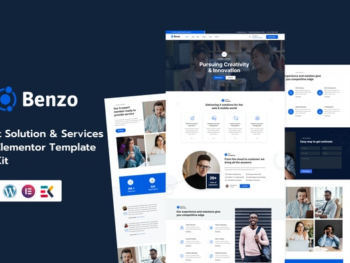 Benzo – It Solution & Services Elementor Template Kit