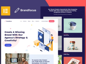 Brandfocus – Branding Agency Elementor Template Kit