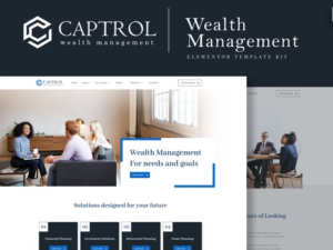 Captrol – Wealth Management Elementor Template Kit