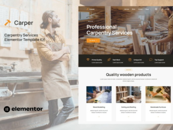 Carper – Carpenter & Craftman Elementor Template Kit