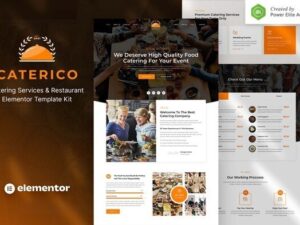 Caterico – Catering Services & Restaurant Elementor Template Kit