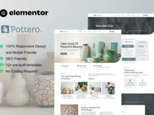 Ceramiic – Pottery & Ceramics Studio Elementor Template Kit