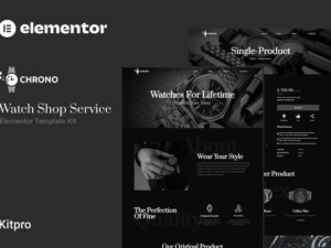 Chrono – Watch Service Elementor Template Kit