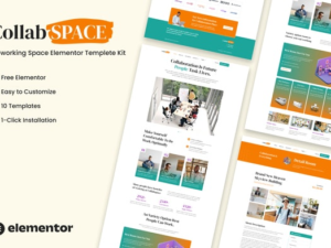 Collabspace – Coworking Space Elementor Template Kit