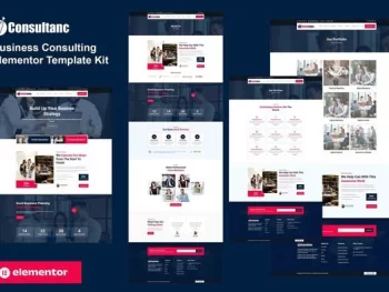 Consultanc – Business Consulting Elementor Template Kit