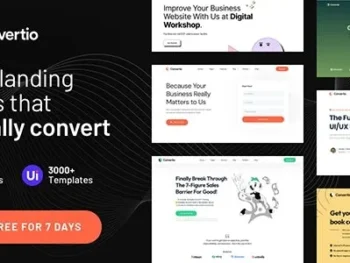 Convertio Conversion Optimized Landing Page Theme