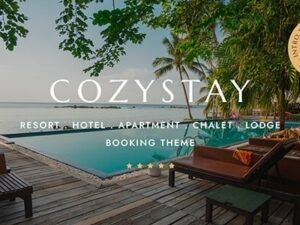 CozyStay Reserva de Hotel WordPress Tema