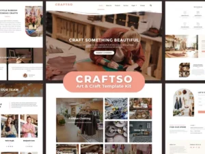 Craftso – Crafting Elementor Template Kit