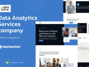 Dataprime – Data Analytics Services Elementor Template Kit