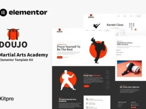 Doujo – Martial Arts Academy Elementor Template Kit