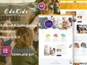 Edukids – Kindergarten & Child Care Elementor Template Kit