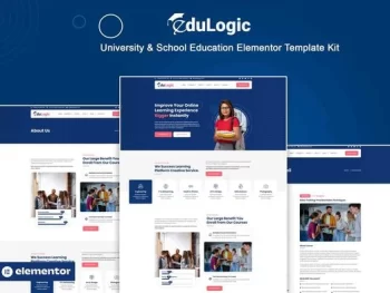 Edulogic – University & School Education Elementor Template Kit