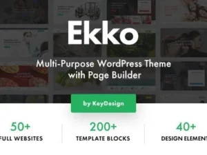 Ekko Multi-Purpose WordPress Theme with Page Builder