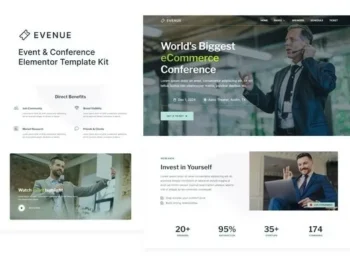 Evenue – Event & Conference Elementor Template Kit
