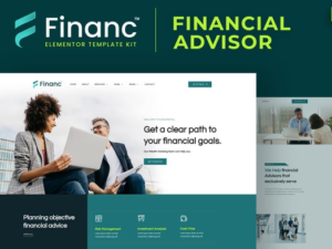 Financ – Financial Advisor Elementor Template Kit