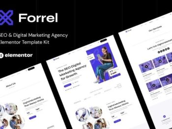 Forrel – SEO & Digital Marketing Agency Elementor Template Kit