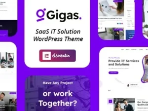 Gigas SaaS WordPress Tema