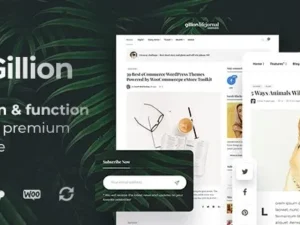 Gillion Multi-Concept Magazine Notícias Revisão WordPress Tema