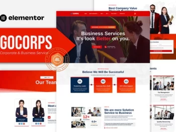 Gocorps – Corporate & Business Service Elementor Kit