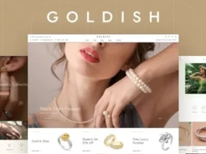 Goldish WooCommerce Tema Loja de joias