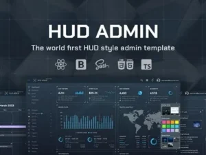 HUD React 18 Bootstrap Admin Template