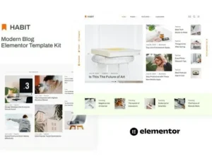 Habit – Modern Blog Elementor Template Kit