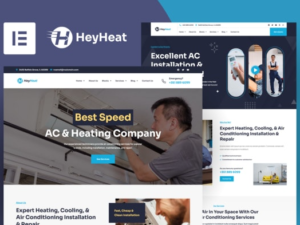 HeyHeat – Air Conditioning Services Elementor Template Kit