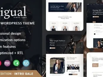 Igual Law Firm WordPress Theme