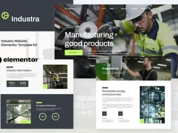 Industra – Industry & Manufacturing Elementor Template Kit