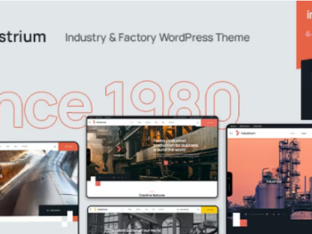 Industrium Industry Factory WordPress Theme