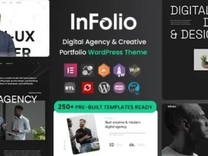 Infolio Digital Agency Creative Portfolio WordPress Theme