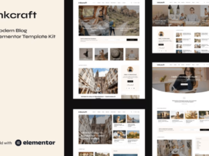 Inkcraft – Modern Blog & Magazine Elementor Pro Template Kit