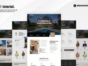 Interial – Interior & Architecture Elementor Template Kit