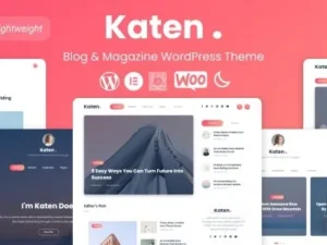 Katen Blog Revista WordPress Tema