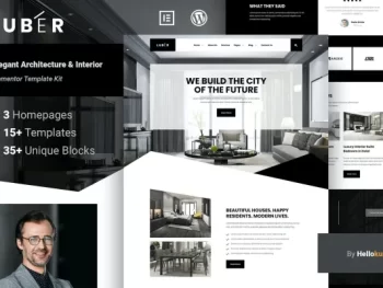 Luber – Elegant Architecture & Interior Elementor Template Kit