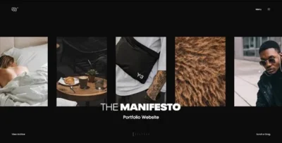 Manifesto Creative Portfolio Template