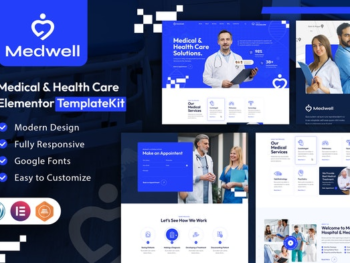 Medwell – Medical & Health Care Elementor Template Kit