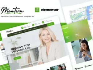 Mentora – Personal Coach Elementor Template Kit