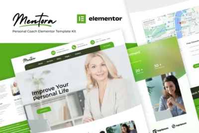 Mentora – Personal Coach Elementor Template Kit